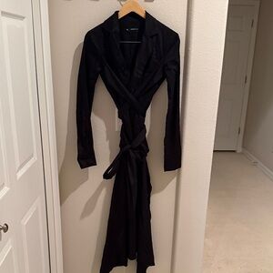 MDNT 45  Black wrap Jacket/ Dress